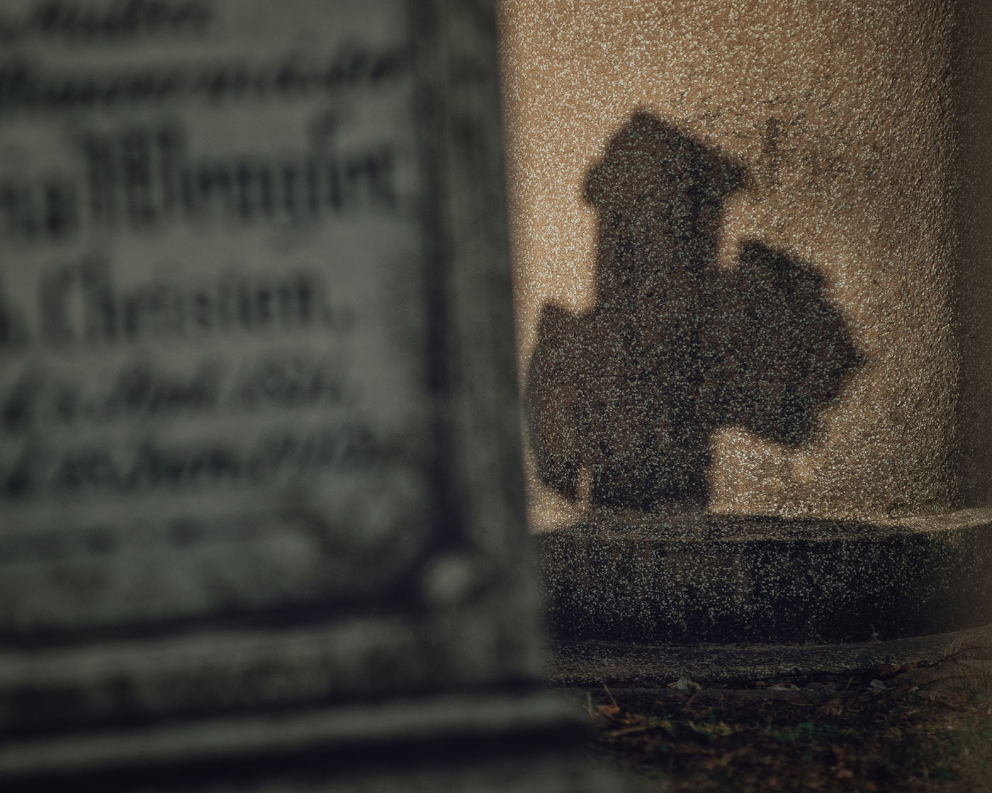 jak fotografować cmentarz - cienie