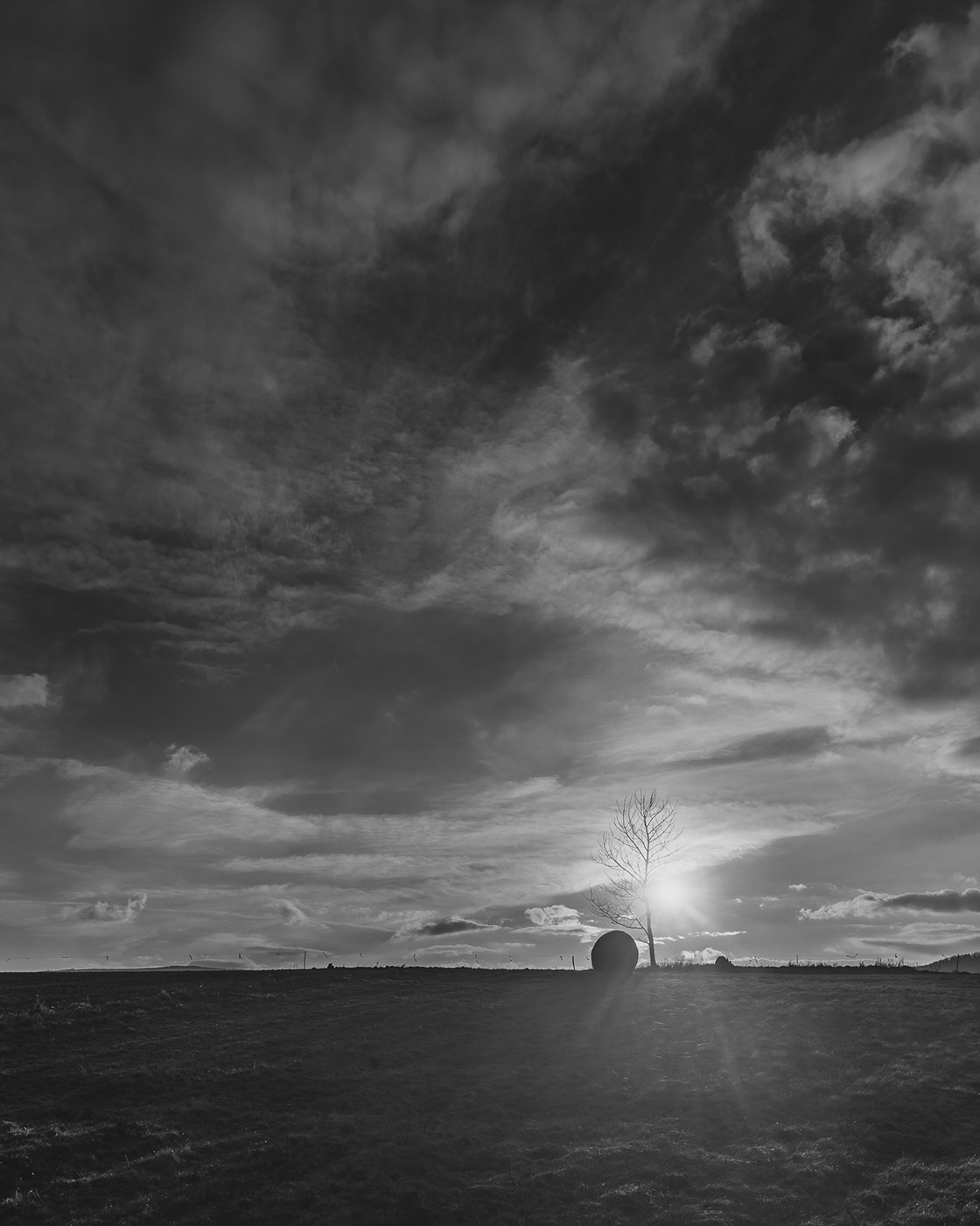 Fotografia krajobrazu czarno-biała