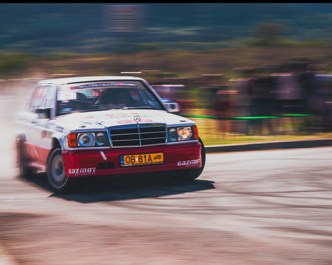 fotografowanie wyścigów samochodowych